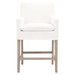 Stitch & Hand - Dining & Bedroom Transitional Drake Slipcover Counter Stool