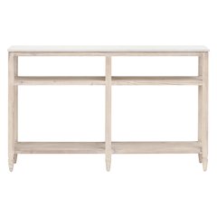 Bella Antique Transitional Emerie Narrow Console Table