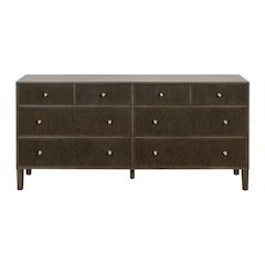 Bronze Bay Transitional Highland 8-Drawer Double Dresser