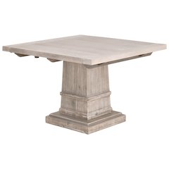 Traditions Transitional Hudson 44" Square Extension Dining Table
