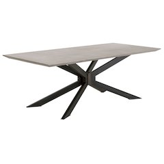 Contemporary Industry Rectangle Dining Table