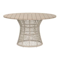Woven - Outdoor  Transitional Knit Outdoor 54" Round Dining Table