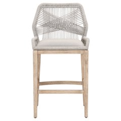 Woven Transitional Loom Barstool