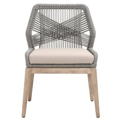 Woven Transitional Loom Dining Chair, Set of 2