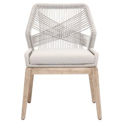 Woven Transitional Loom Dining Chair, Set of 2