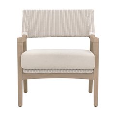 Woven - Outdoor  Transitional Lucia Outdoor Club Chair
