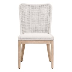 Woven Transitional Mesh Dining Chair, Set of 2