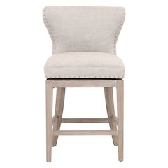 Essentials Transitional Milton Swivel Counter Stool