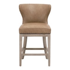 Essentials Transitional Milton Swivel Counter Stool