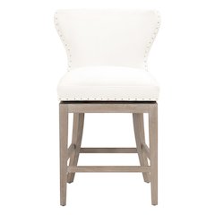 Essentials Transitional Milton Swivel Counter Stool