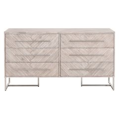 Traditions Transitional Mosaic 6-Drawer Double Dresser