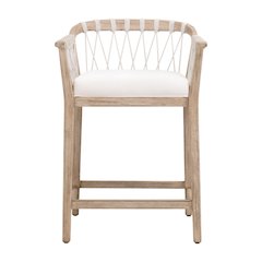 Woven Transitional Pacific Counter Stool