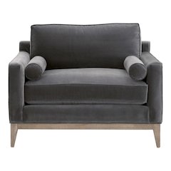 Stitch & Hand - Upholstery Transitional Parker Post Modern Sofa Chair