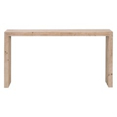 Bella Antique Transitional Reed Console Table