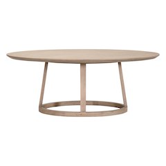 Bella Antique Transitional Reeves Oval Dining Table