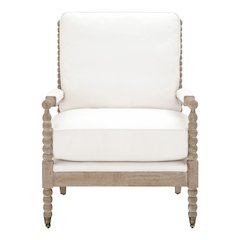 Stitch & Hand - Dining & Bedroom Transitional Rouleau Club Chair
