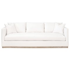 Stitch & Hand - Upholstery Transitional Siena 96" Plinth Base Sofa
