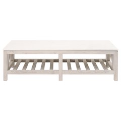 Bella Antique Transitional Spruce Coffee Table