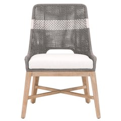 Woven Transitional Tapestry Dining Chair, Set of 2