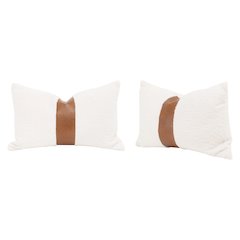 Transitional The Split Decision 20" Essential Lumbar Pillow, Set of 2