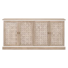 Bella Antique Transitional Weave Media Sideboard