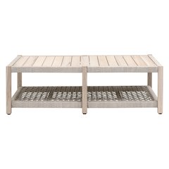 Woven - Outdoor  Transitional Wrap Outdoor Coffee Table