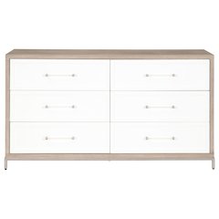 Traditions Transitional Wrenn 6-Drawer Double Dresser