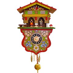 Battery-Operated Clock - Mini Size With Music/Chimes