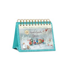 Advent Calendar - Flip Book With 24 Postcards
