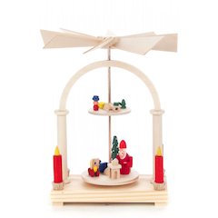 Mini Pyramid - Santa With Toys - 2-Tiers