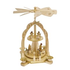 Pyramid - Nativity Scene And Angels