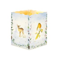 Standing Candlelight Advent With Detachable Ornaments -  6"H X 6"W X 6"D