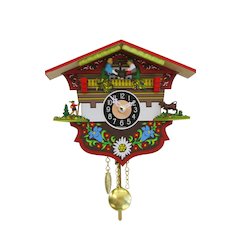 Battery-Operated Clock - Mini Size With Music/Chimes