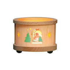 Tea Light "Luminary" - Santa