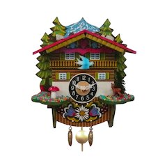 Battery-Operated Clock - Mini Size With Music/Chimes