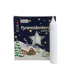 German Candle For Pyramids - White