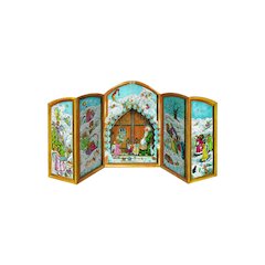 Advent Calendar - 3D Christmas Gate Scene