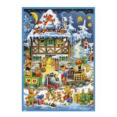 Advent - Teddy Bear With Train