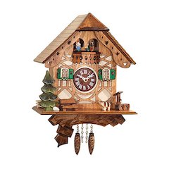 Battery-Operated Clock - Mini Size With Music/Chimes