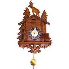 Battery-Operated Clock - Mini Size With Music/Chimes
