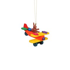 Ornament - Rabbit In Plane