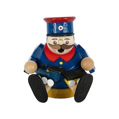 26722  -  Smoker - Mini Sitting Model Railway Builder  -  6"H X "W X "D