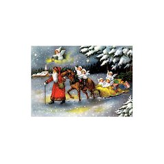 Advent - Santa And Angels