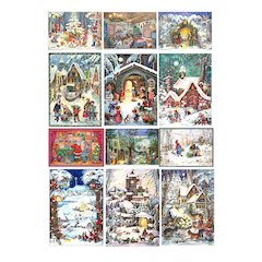 Advents Small - Assorted Set Of 12 Pcs