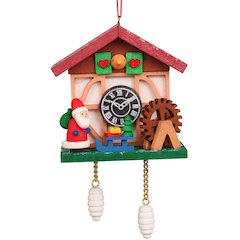 Ornament - Cuckoo Clock Santa