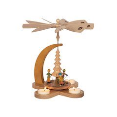15870  -  Pyramid - Winter Children  -  10.75"H X "W X "D