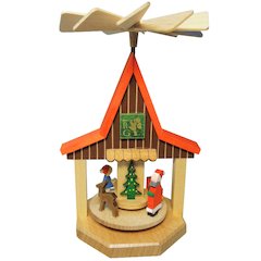 Pyramid - Mini House With Santa
