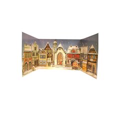 Advent - Village Square Scene Circa 1946