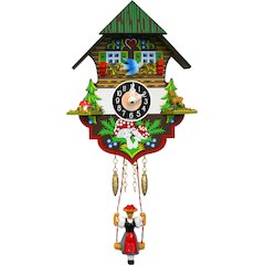 Battery-Operated Clock - Mini Size With Music/Chimes