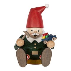 26490  -  Smoker - Mini Sitting Elf  -  6"H X "W X "D